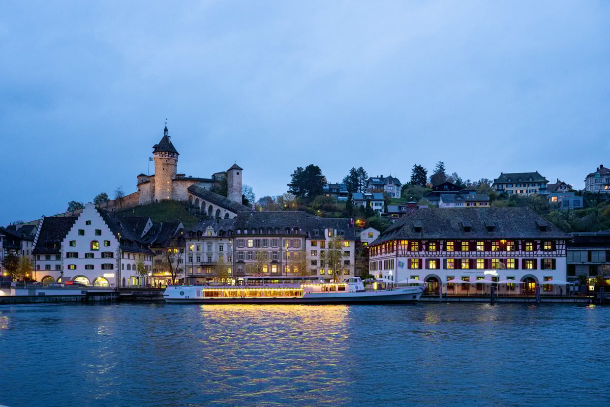Ahlan Habibi auf dem MS Arenenberg an der Schifflände in Schaffhausen